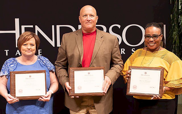 Staff honored for years of service